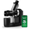 Philips Domestic Appliances Philips Hr1889/70 Estrattore di Succo Viva Collection Nero Con Lock Cromato, Apertura d'Inserimento Xl da 70 Mm, Design Compatto, Tecnologia Gentle Squeezing