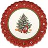 Villeroy & Boch Toy's Delight Piatti da Portata (M), Rotondo, Rosso