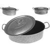 Home Salt N'Pepper Casseruola Ovale in Alluminio, Rivestimento Antiaderente, 32 cm