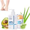 SOLUAME Lotion per il corpo e crema per i piedi con 60% di urea, lozione per il corpo secca, idratante profonda, assorbente, crema urea, per donna/uomo