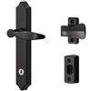 Ideal Security BK1216BL ML Set di leve con serratura a chiave Black
