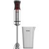 Solac - Frullatore a immersione BA5615 Pro | 1200W | Regolatore velocità | Funzione Turbo | 4 lame inox | Campana antispruzzo | Tritaghiaccio | Bicchiere 700 ml | Lavabile in lavastoviglie