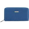 Eco Right - Portafoglio da donna in tela 100% cotone biologico, con cerniera, porta carte e tasca per telefono, portamonete e regali da donna, Laguna Blu (Sogno Nautico), One Size