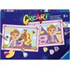 Ravensburger CreArt Principessa Avventurosa Dipingere con i Numeri Bambini 5+ Anni