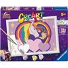 Ravensburger Creart Sophia & Wildstar Kit Pittura Bambini Dipingere con I Numeri 9+ Anni
