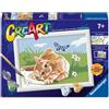 Ravensburger Creart Gattino Gioioso Set per Dipingere Bambini 7+