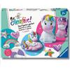 Ravensburger Be Creative Midi XL Sculture in Gesso Unicorni Giochi Creativi Bambina 7 Anni