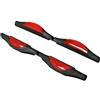Kacepar Protezioni per portiere auto, KACEPAR 2Pcs Protezioni per bordi porta auto, Protezioni universali per portiere auto + catarifrangenti, anticollisione anti-sfregamento antigraffio, rosso