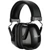 Procase Cuffie Antirumore Bambini, NRR 25dB (SNR 29dB) Cuffie con Pieghevoli Fascia Imbottita per Bambini a Fuoco D'artificio Concerto Aereo Dormire Studiare Teatro Studio (Nero)