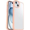 OtterBox Cover per iPhone 15 Plus/iPhone 14 Plus Sleek, resistente a shock e cadute, cover Sottile, testata a norme anti caduta MIL-STD 810G, Trasparente/Pesca, Senza Retail Package