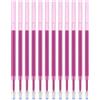 PATIKIL Ricariche per Penna a Gel Cancellabile, 12pz Ricariche Penna a Gel Penna a Inchiostro Premere Penna a Punta Fine 0,5mm Penna a Scatto per Scrivere Pianificare Dipingere, Viola