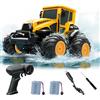 Emphsism Macchina Telecomandata per Bambini dai 6 Anni, Monster Truck Telecomandato Anfibio 4x4 IPX7, Auto RC 1:14 con 2 Batterie 90 Min, Rotazione 360°, Idea Regalo Bambino 6-10 Anni