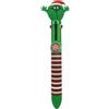 Tinc - Penna Multi-Colori Cavolo di Bruxelles - Retrattile con 8 Tonalità di Inchiostro - Fornitura Scolastica Divertente per Bambini - Perfetta per Regali e Feste - Babbo Natale Verde