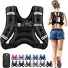 Bagail Gilet Appesantito Per l'Allenamento Della Forza, Misura Del Busto Regolabile, Comoda Tasca, Gilet Appesantito Con Sabbia di Ferro, Ideale per la palestra, lo yoga e l'aerobica