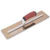 Marshalltown Spatola lisciante Marshalltown con manico curvo Durasoft, acciaio dorato, dimensioni: 406x127 mm