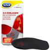 Dr. Scholl's Scholl In-Balance - Solette ortopediche 3/4 per uomo e donna, per alleviare dolori al ginocchio e al tallone, calotta profonda e supporto per l'arco del piede, taglia 40-42