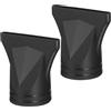 iplusmile 2 Pezzi Diffusore Asciugacapelli Riutilizzabile Ugello Per Phon Universale a Incastro Accessorio Styling Per Asciugatura Uniforme Materiale Resistente Al Calore Per Capelli Lisci E Lucenti