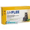 Krka farmaceutici Amflee Spot-On Antiparassitario Gatti 3 Pipette