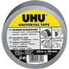 UHU 46615 - Nastro adesivo universale in tessuto, 50 m x 48 mm, colore: Argento