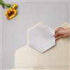 Hode Pavimento in PVC autoadesivo, piastrelle adesive per pavimento, grigio chiaro, esagonale, 11 cm, impermeabile, 0,3 m², 10 piastrelle