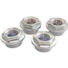 SOMATHERM FOR YOU, 601520704, Kit di 2 riduzioni dritte e 2 sinistre M1 (26/34) - F1/2 (15x21), Raccordo in ottone nichelato per una maggiore durata, 4 guarnizioni piane fornite