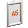 DURABLE Cornice a scatto in alluminio DURABLE