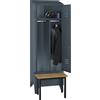 Wolf Armadietto sporco/pulito Berlin 2 con panca Wolf