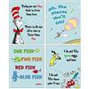 Celebrity Prints Dr Seuss 4 Pack Art Prints - Kids Baby Room Decor