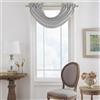Elrene Home Fashions 026865721874 Oscurante. & Energy Efficient Foderato Tasca da Finestra Tenda Plissettata Regal Solido Pannello, Gray, 52 x 36