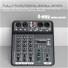 di audio su sound mixer a 4 canali comodo utilizzo di suoni professionali mixer