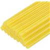 QUARKZMAN 30Pz Stick Colla a Caldo Dimensioni Standard 7mm x 200mm Colla a Caldo Bastoncini Grandi e Molto Adesivi per Pistola per Colla, Giallo