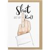 Sketchy Print Co - Divertente biglietto di fidanzamento e matrimonio - It Just Got Real - per amico o fidanzato