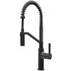 Elleci MOKRIVGM Miscelatore River Monocomando Cucina con canna alta girevole a molla e doccetta orientabile doppio getto finitura Gun Metal
