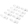 WERKA PRO Ganci da 4 mm per tenditore Confezione da 10 Bianco