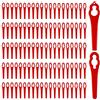 TRKETK 100 lame in plastica per decespugliatore a batteria, 83 mm, lame da taglio per tosaerba, accessori di ricambio, lame per tagliaerba senza fili, per tagliaerba senza fili