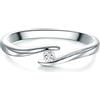 Trilani Solitario da Donna in Argento Sterling 925
