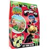 ZIMPLI - Miraculous Cat Noir Slime Baff Verde, 5 personaggi fosforescenti, trasforma magicamente l'acqua in una slime colorata e appiccicosa