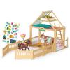 BABY Born Minis - Set da gioco per cavalli, bambola Jo con cavallo, 2 cavalli, accessori e adesivi, accessori per bambole di alta qualità, adatto per bambini dai 3 anni in su
