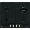 ELECTROLUX Piano Cottura a Gas, 60 cm, 4 Fuochi, Nero Ghisa (Manopole Bronzo) - PN640RUV