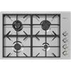 FOSTER Piano Cottura a Gas Milano filotop/sopratop, 4 Fuochi, 820x560 cm, Acciaio inox satinato - 7637 000