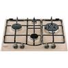 Hotpoint Ariston Piano Cottura a Gas, 4 Fuochi, 60 cm, Avena, Griglie Smaltate - PCN 640 T (AV)R/HA