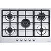 FRANKE Piano Cottura a Gas, Serie Smart 750 FHSM 755 4G DC XS C, 75 cm, 5 Fuochi, Acciaio Inox Satinato - 106.0554.394