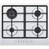 FRANKE Piano Cottura a Gas, Serie Smart 600 FHSM 604 3G DC XS C, 60 cm, 4 Fuochi, Acciaio Inox Satinato - 106.0554.391