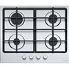 FRANKE Piano Cottura a Gas, Serie Smart 600 FHSM 604 4G XS C, 60 cm, 4 Fuochi, Acciaio Inox Satinato - 106.0554.390
