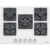 FRANKE Piano Cottura a Gas, FHNS 705 4G TC WH C, 5 Fuochi, 70 cm, Vetro Bianco - 106.0490.103