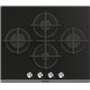 CANDY Piano Cottura a Gas, Linea ESSENZA, 60 cm, 4 Fuochi, Vetro Nero - CVG6DEB - FUORI PRODUZIONE