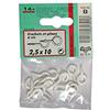 VYNEX Uncinetto + PITO.RILSANISE 2,5 x 10 CP:2, Grigio, Taglia Unica