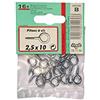 VYNEX Piton A Vite ZINGUE 2.5X10 CP:2, Grigio, Taglia Unica