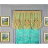 Today's Curtain Emelia - Inserto a ventaglio in voile, colore: oro, 76,2 x 101,6 cm