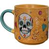 Puckator Tazza grande in porcellana con scritta Day of the Dead, divertente accessorio per la casa, regalo carino per la fidanzata, tazze grandi per uomini e donne, bevande calde, tazze regalo